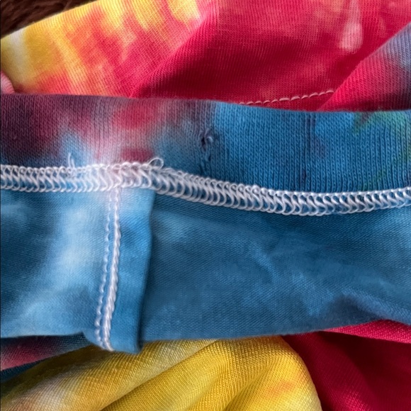 lululemon athletica Red and Blue Tie-Dye Tee - Picture 3 of 3